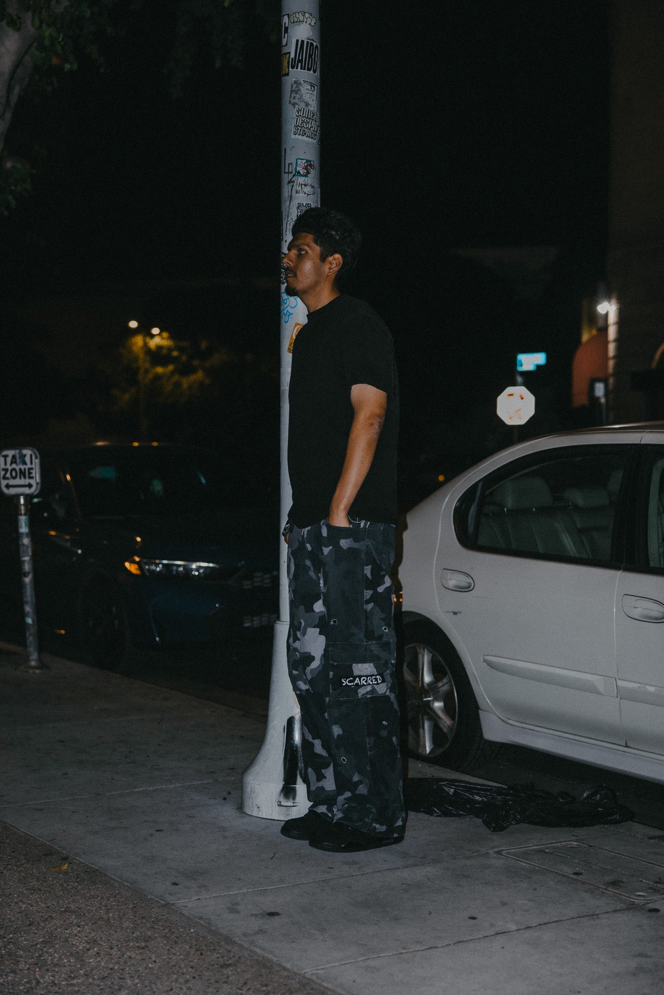 War Scarred Camo Cargo Pants
