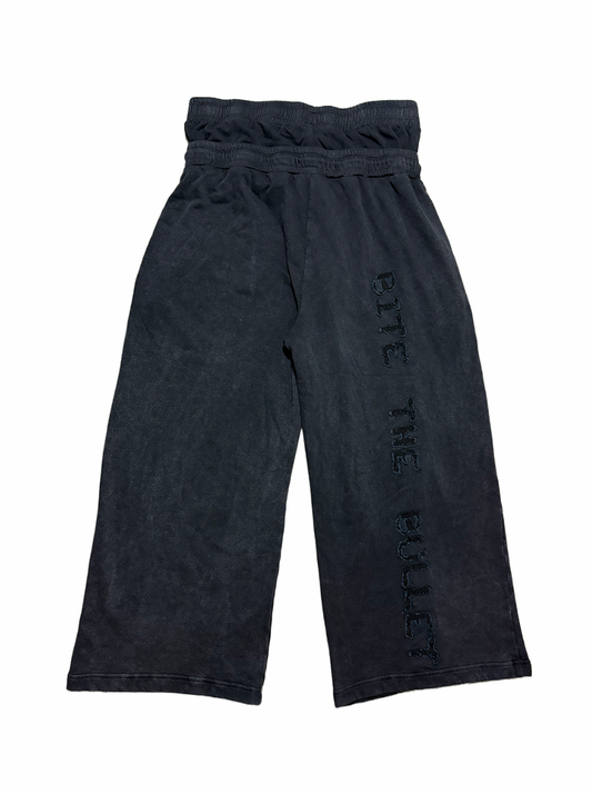 Anthracite Double Waisted Sweatpants